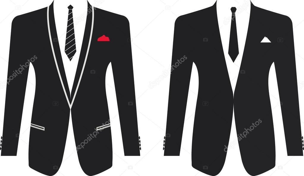 Men formal suit on a white background