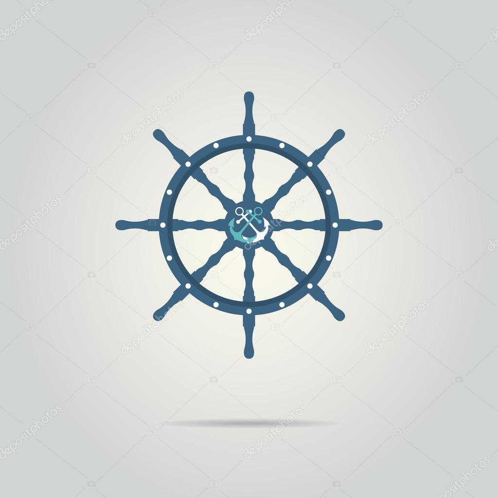helm captain isolated icon