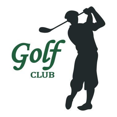 Golf Kulübü işareti - vektör çizim