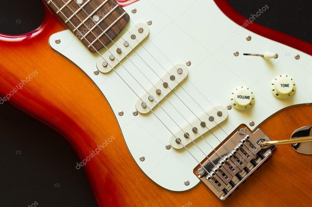 Electric guitar rock music background