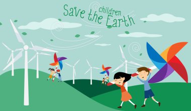 Earth - çocuklar için yeşil enerji tasarrufu