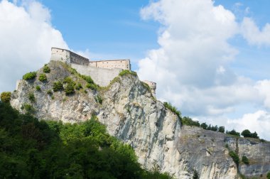 San Leo Romagna kırsal tarihi kalede Seyahat İtalya