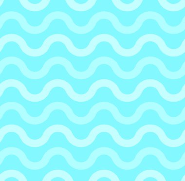 Masmavi, turkuaz, mavi dalga deniz ve yaz arka plan için seamless modeli