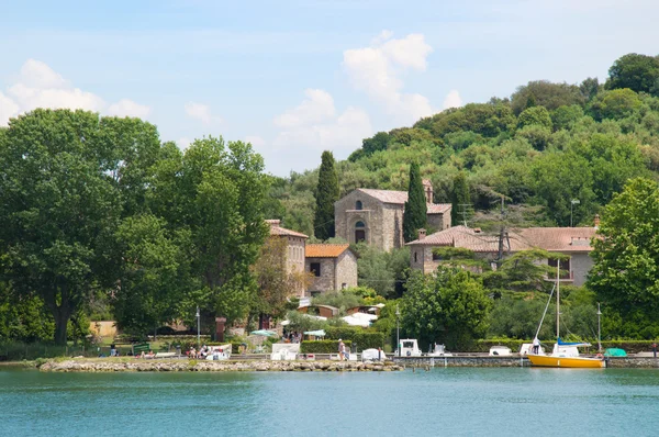 Trasimeno Lake Maggiore Island — Stock Photo, Image