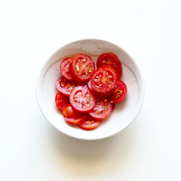 Plato de tomates — Foto de Stock