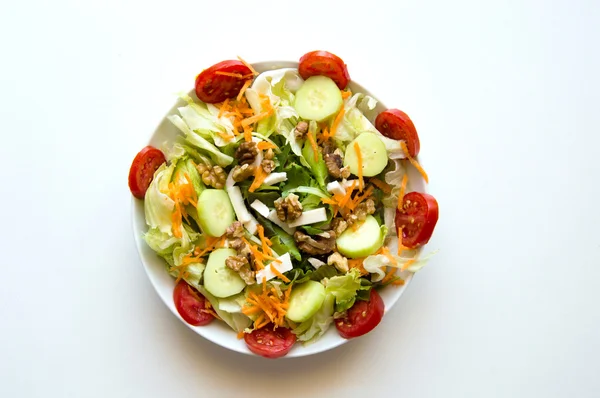 El plato de la mezcla la ensalada italiana — Foto de Stock