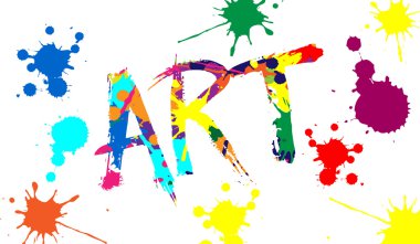 Illustrator doku, renkli metin için seamless modeli