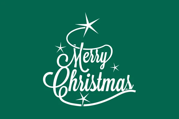 Boldog karácsonyi üdvözlet képeslap — Stock Vector