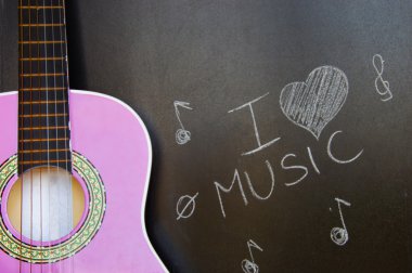 Çocuklar için gitar müzik okulu