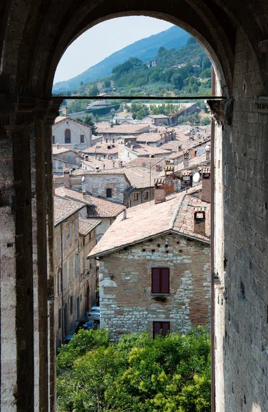 Gubbio town in Umbria Italy — Stock Photo, Image