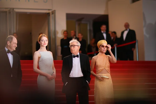 Emma Stone, Woody Allen, Parker Posey — Foto de Stock