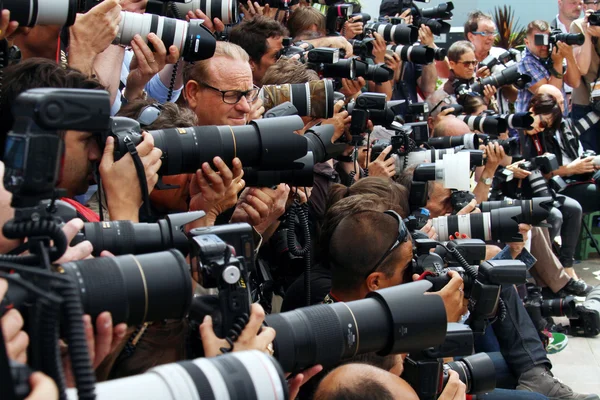 Photographers at Cannes film festival 2015 — Stock Photo, Image