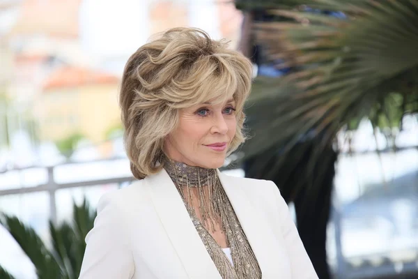 Näyttelijä Jane Fonda — kuvapankkivalokuva