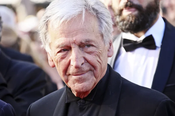 Director Costa-Gavras w: Cannes 2015 — Zdjęcie stockowe