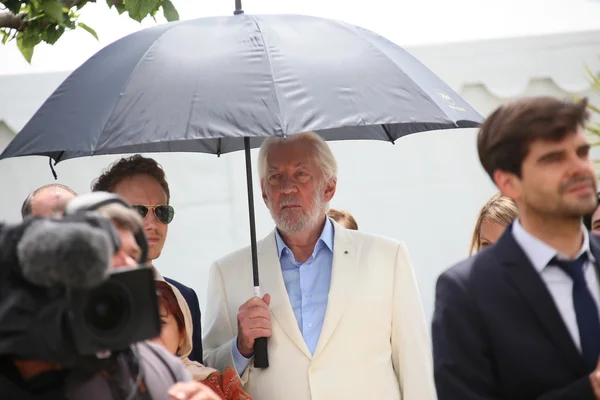 Donald Sutherland, a Cannes-i filmfesztivál — Stock Fotó