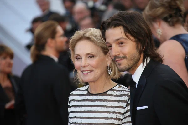 Diego Luna, Marthe Keller — Fotografia de Stock