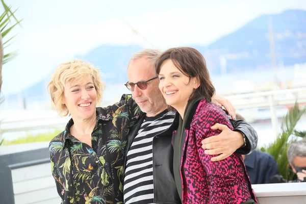 Valeria Bruni Tedeschi, Fabrice Luchini a Juliette Binoche — Stock fotografie