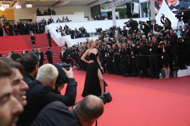 Toni Garrn attends the screening of 'Loving'