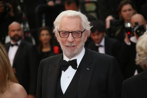 Donald Sutherland no Festival de Cannes — Fotografia de Stock