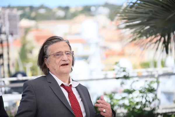 Jean-Pierre Leaud na filmovém festivalu v Cannes — Stock fotografie