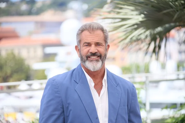 Mel Gibson részt vesz a "Vératyában". — Stock Fotó