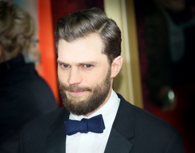 Jamie Dornan 'Elli tonları, gri' prömiyeri katılır
