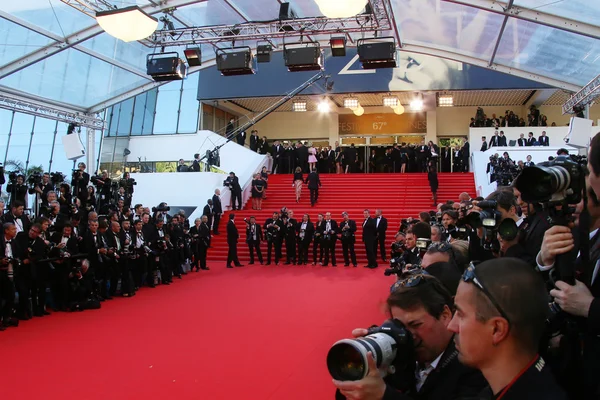 Photographers attend the 'Mr.Turner' Premiere — Stock Photo, Image