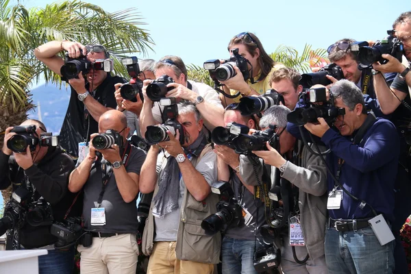 Photographers attends the 'Grace of Monaco' photocall — Stock Photo, Image