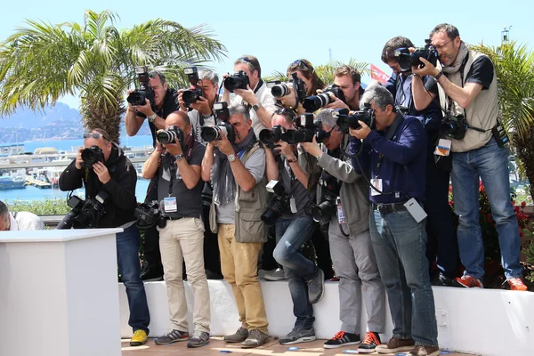 Fotografové se účastní photocall Grace z Monaka — Stock fotografie