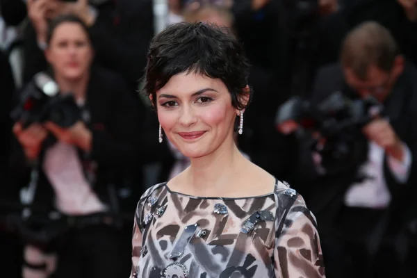 Audrey Tautou uczęszcza premiera "Grace Monako" — Zdjęcie stockowe