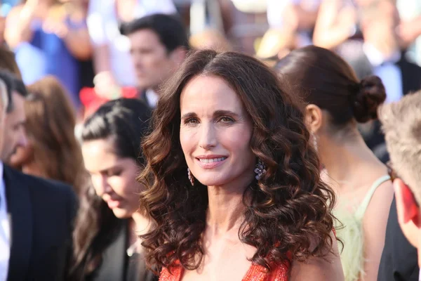 Schauspielerin Andie Macdowell — Stockfoto