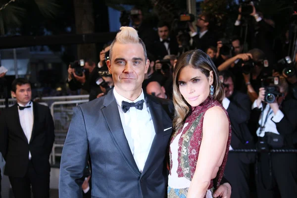 Robbie Williams és Ayda Field — Stock Fotó