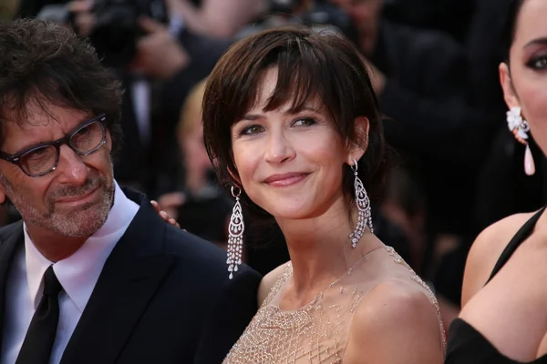 Joel Coen e Sophie Marceau — Foto Stock