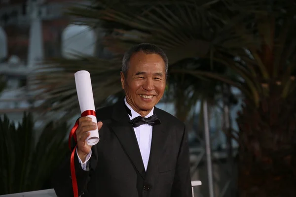 Hou hsiao-hsien 68 yıllık cannes film festivali sırasında — Stok fotoğraf