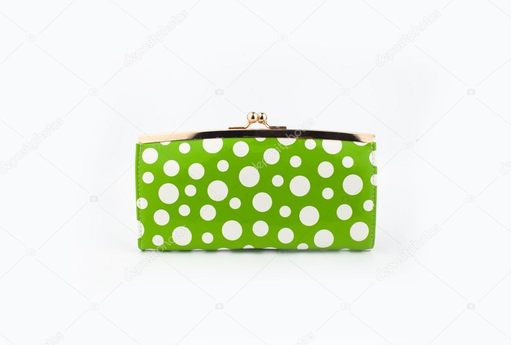 Wallet, purse, wallet for the currency, wallet green