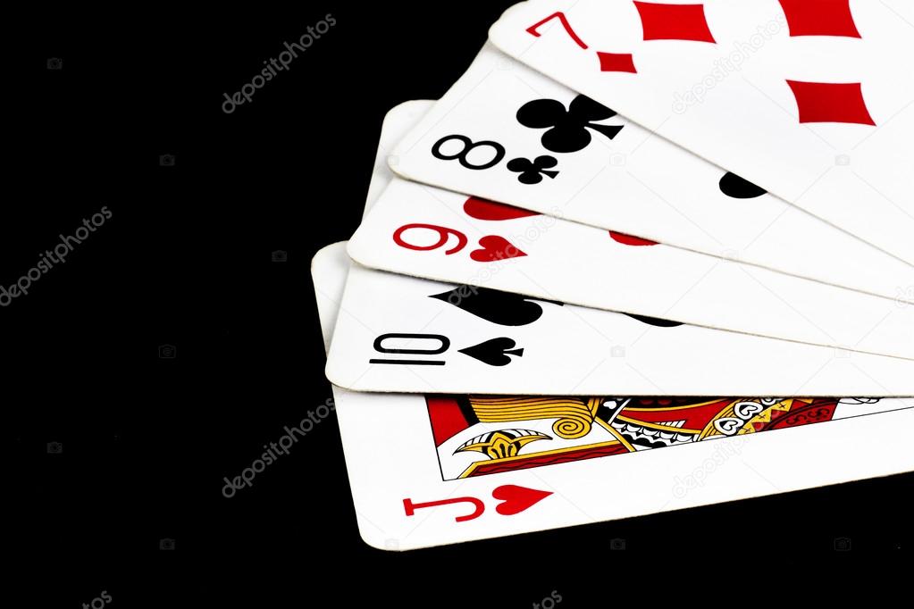 Black diamond card poker cards