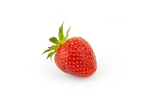 Strawberry, vitamin, refreshment, shiny, white, — Stock Photo, Image