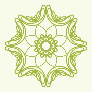 Kusursuz çiçek deseni