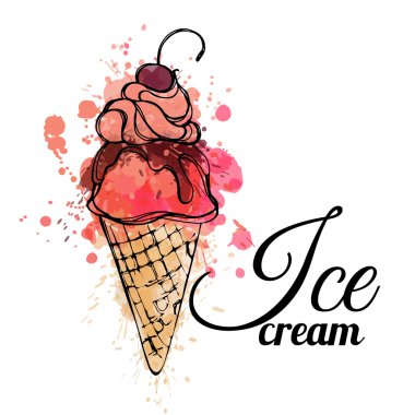 Tatlı dondurma.