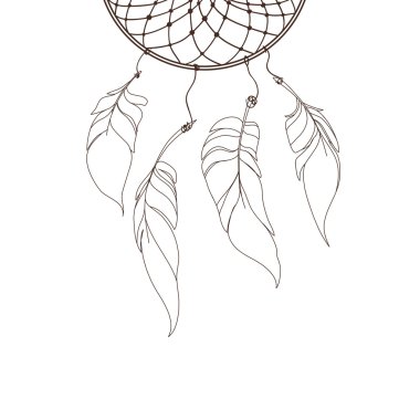 Kızılderili Hint rüya yakalayıcı