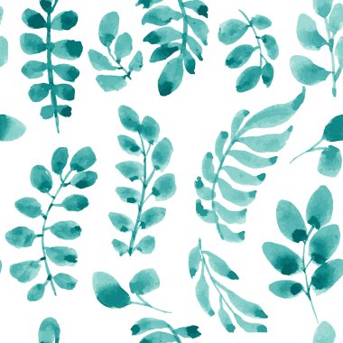 Dikişsiz çiçek desenli el çizimi