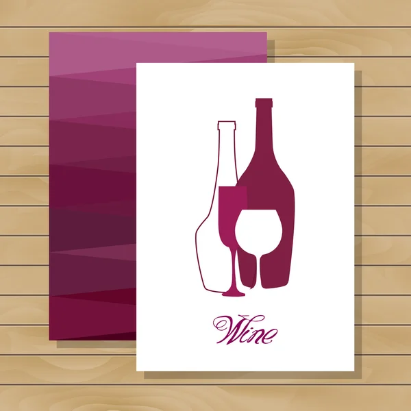 Design para evento de vinho — Vetor de Stock