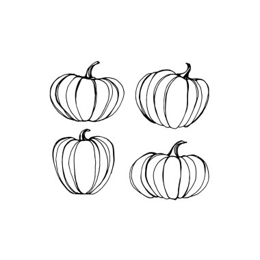 Balkabağı Siyah Siluet