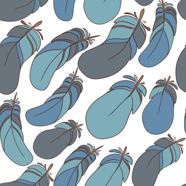 Güzel tüyleri sorunsuz arka plan