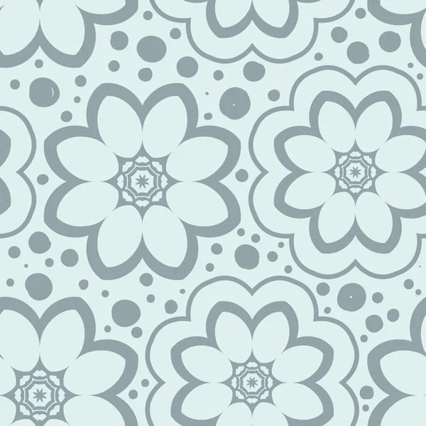 Seamless flower pattern background — Stock Vector