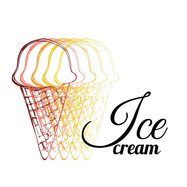 Παγωτό γλυκό — Διανυσματικό Αρχείο
