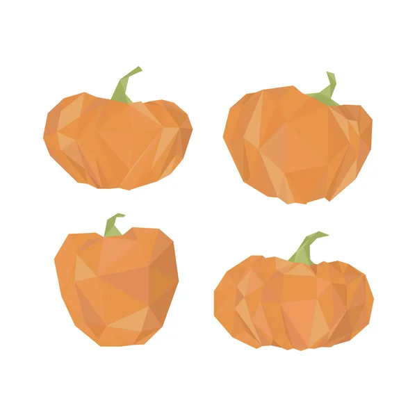 Set of different pumpkins — Stock Vector