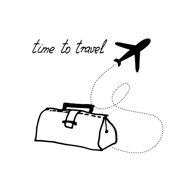 여행 및 휴가의 개념 — 스톡 벡터