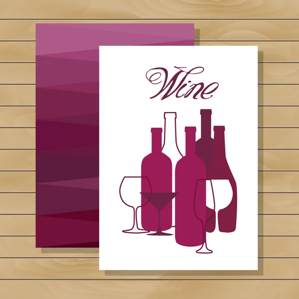 Diseño para evento de vino — Vector de stock