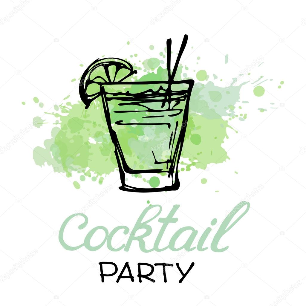Cocktail Party Invitation Poster